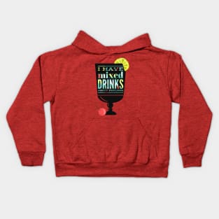 Mixed Drinks About Feelings Kids Hoodie